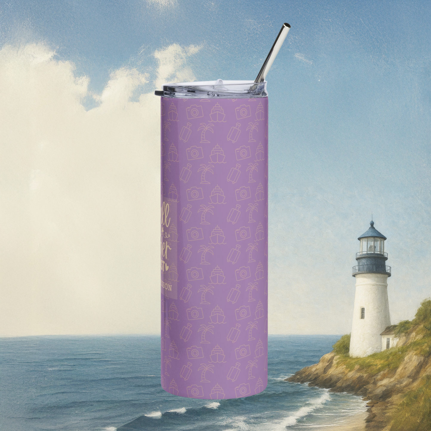 Not All Who Wander Are Lost Stainless Steel Tumbler, 20oz