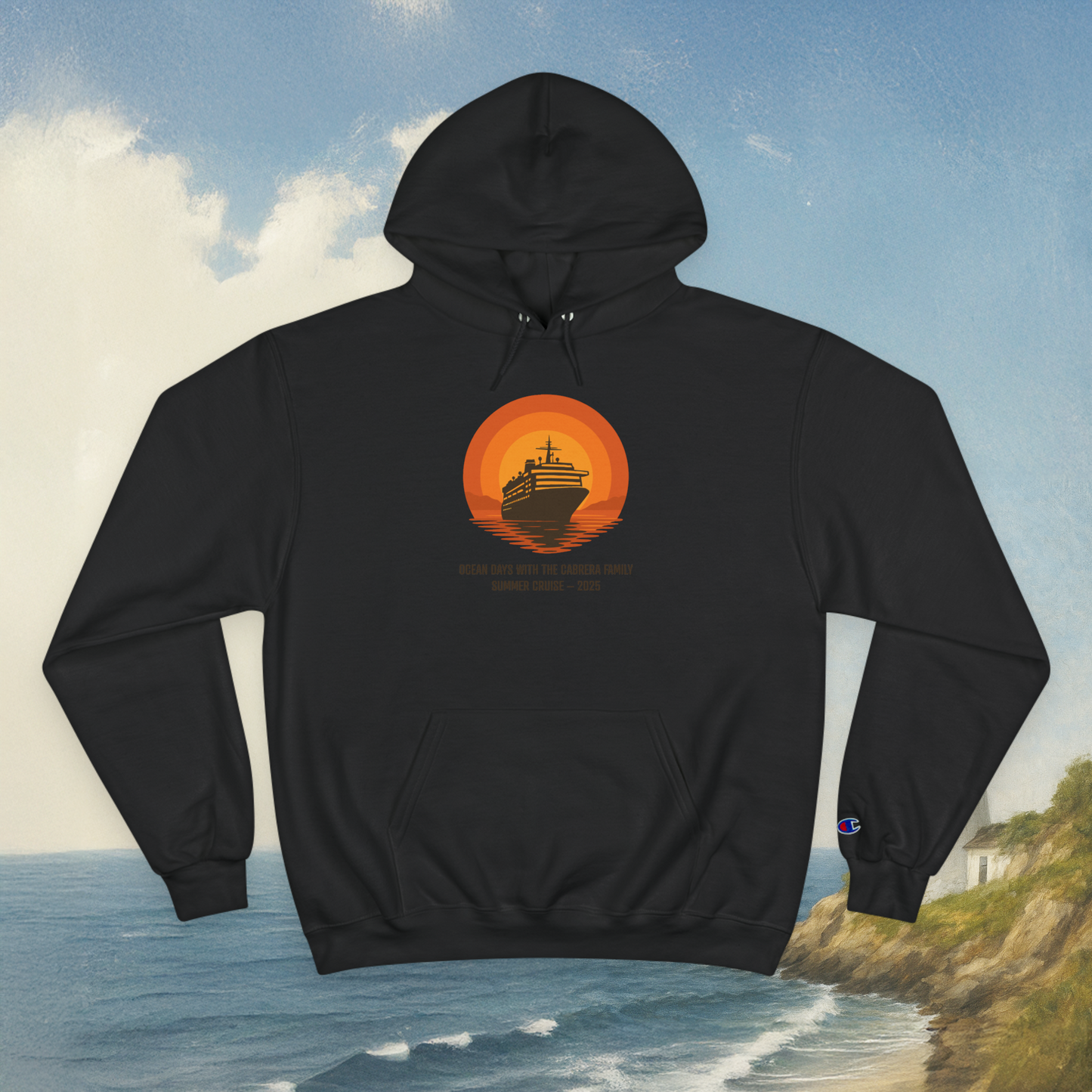 Sunset Boat Hoodie