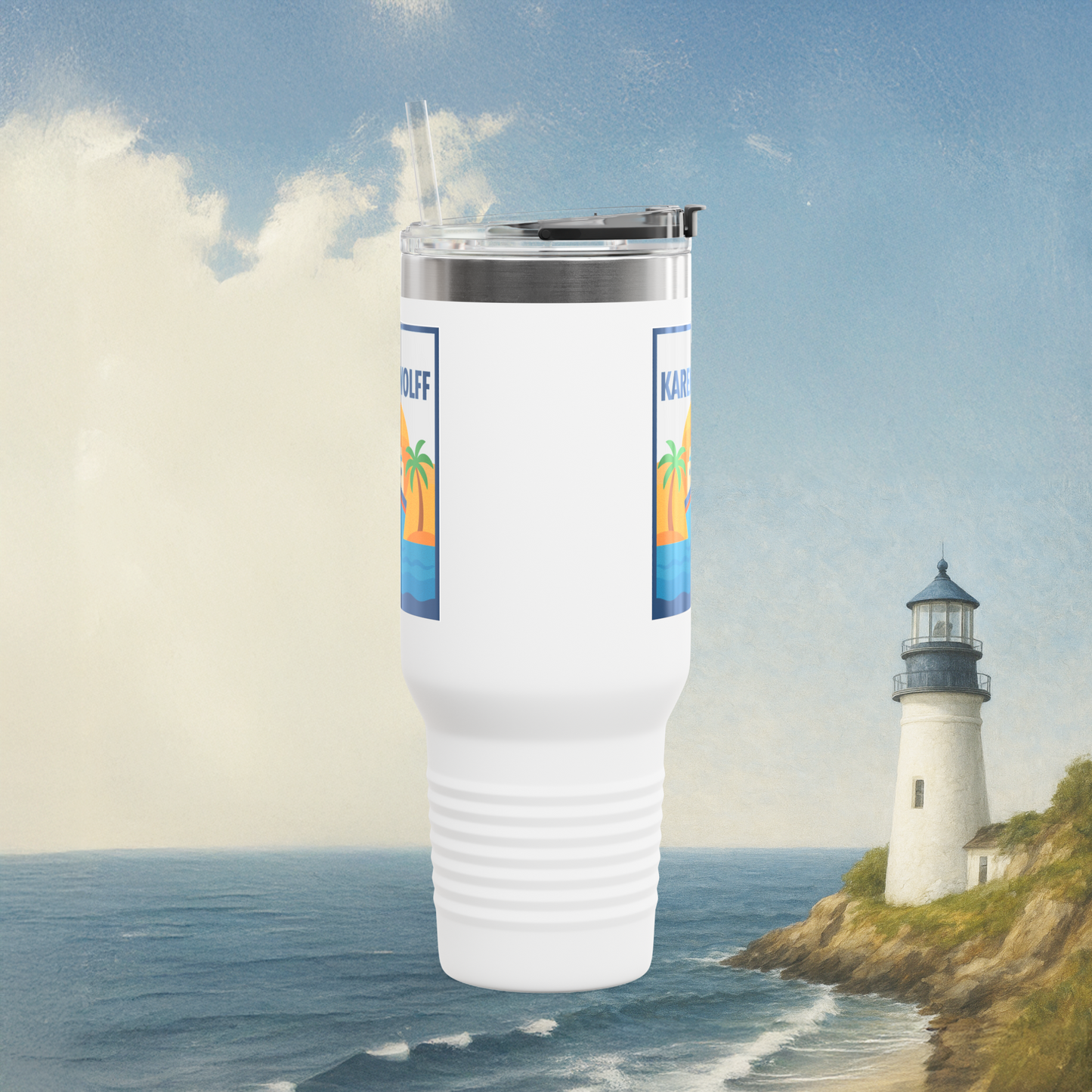 Cruise Sunset Insulated Travel Mug 40oz