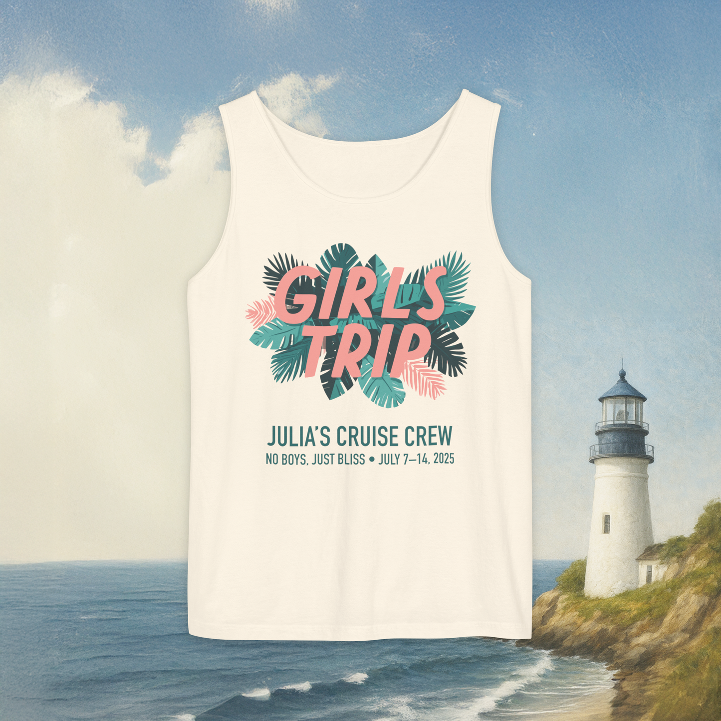 Tropical Girls Trip Tank Top