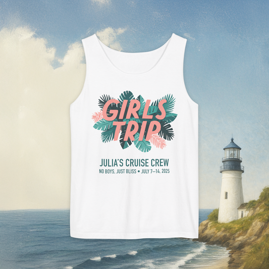 Tropical Girls Trip Tank Top