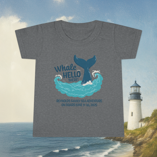 Whale Hello Toddler T-Shirt