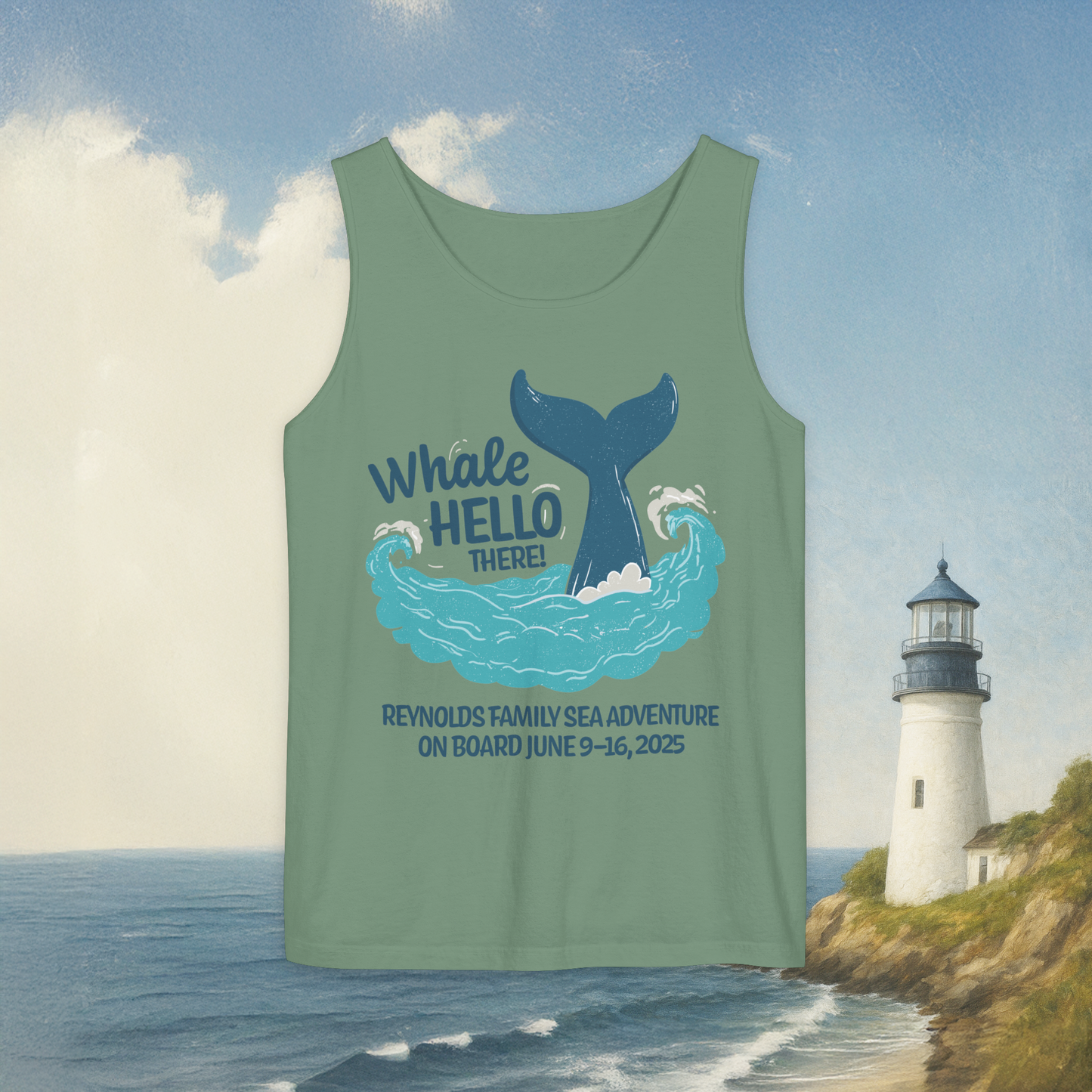 Whale Hello There Tank Top